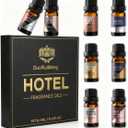 Hotel Diffuser Oil Gift Set - Inspired by 5-Star Hotel Scents - My Way,Ritz - C,Westin White Tea,Baccarat,Four Seasons,Hilton,Beachfront Villa,Paris Coast, Fragrance Oil Set