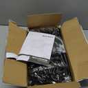 SONGMICS 5-Tier Shoe Rack, Shoe Storage for Hallway Closet, Slim and Space-Saving, Metal Frame, Non-Woven Fabric Shelves, Black ULSH045BH02