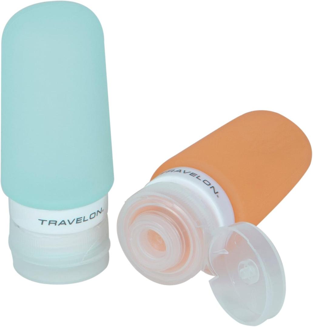 Travelon Smart Tubes Set Of 2, Orange/Blue, One Size Travelon Smart Tubes Set Of 2, Orange/Blue, One Size