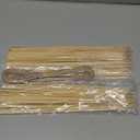 HOPELF 50 Pack 12" Bamboo Plant Stakes for Wood Garden SticksWooden Plant SupportsIndoor Gardening Plant SupportsFloral Plant Support Potted PlantsCrafts, More Size Choices 8"/12"/16"