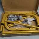 JIUYOTREE Metal Clothing Rack with Wheels 43.3 Inches Rolling Clothes Garment Coat Rack with Bottom Shelf Clothing Rack for Hanging Clothes Coats Skirts Shirts Sweaters Gold