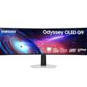 Samsung 49" Odyssey G93SC Series Curved Gaming Monitor, QD-OLED, 240Hz, 0.03ms, DQHD, G-Sync Compatible, FreeSync Premium Pro, Adjustable Stand