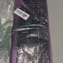 Wireless Keyboard and Mouse Ultra Slim Combo, TopMate 2.4G Silent Compact USB 2400DPI Mouse and Scissor Switch Keyboard Set with Cover, Batteries Included, for PC/Laptop/Windows/Mac  Purple Black