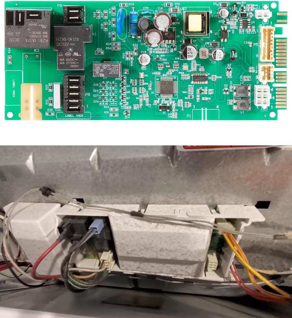 W10110641 Control Board for Whirlpool Kenmore Dryer Main Control Circuit Board Direct Replacement for OEM WPW10110641 AP6015062 1203065 PS11748333 W10110641R (No Protective Casing)