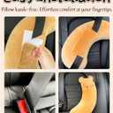 BNTR Car Seat Belt Pillow Stocking Stuffers Cute Toy Rabbit Safety Seatbelt Shoulder Pad Auto Accessory Neck Cushion Protector Seatbelt Shoulder Protector Sleeping Pillow Nice Gift (Banana)