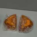 PVerandio 2Pcs Amber Headlight 31 LED Turn Signal Indicators Running Park Lights, Replacement for Peterbilt 359 357 365 378 379 Headlight Turn Signal Lights