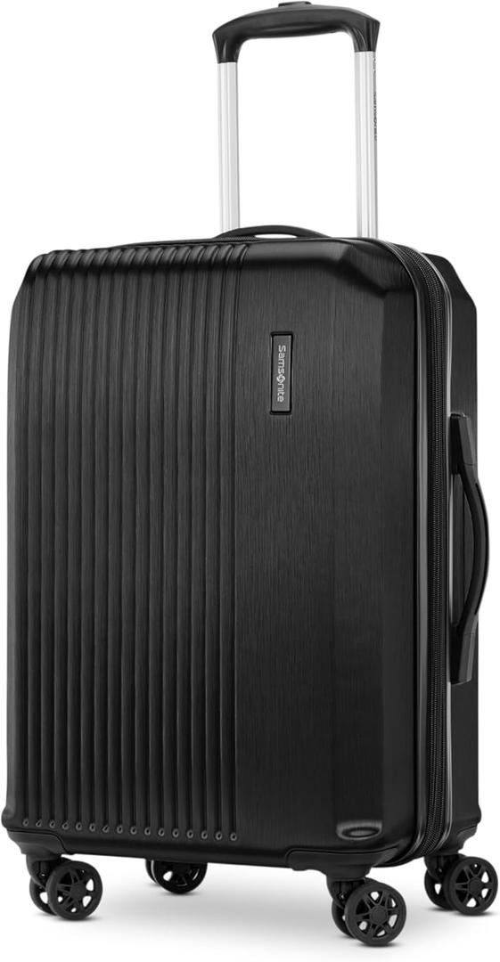 Samsonite Alliance SE Hardside Luggage with Spinner Wheels, Lightweight, MEDIUM SPINNER, BASS BLACK