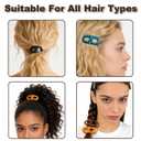 2Pcs Magnetic Hair Clips Strong Hold No-Slip Magnetic Hair Styling Clips,Seamless 2-in-1 Design for Easy Everyday Hairstyles,Clip No Crease,Gentle on All Hair Types Strong Hold
