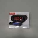 Timex Alarm Clock for Bedroom with FM Radio and 10 Station Presets, Clock Radio with Dual Alarms, USB Charger, Large Display, Sleep Timer, and Snooze  Black (T232B)