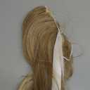 Clip in Ponytail Extension 18 Inch Pony Tails Hair Extensions for Women Long Straight Curly Tail Ponytail Hair piece Synthetic Fake Versatile Pony Gloden Blonde and Beach Blonde Tips