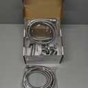 Handheld Toilet Bidet Sprayer for Toilet-Adjustable Water Pressure Control with Bidet Hose for Feminine Wash, Stainless Steel Brushed Nickel Cloth Diaper for Baby Wash (Warm and Cold)