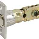 6-Way Replacement Square Spindle Entry Door Latch, Fits Emblem Series Locksets, Satin Nickel  Design House, 582189