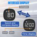 AUTOAND Car GPS Speedometer with Digital HUD Display, Off-Road Real Time Speed Monitor with Overspeed and Fatigue Driving Reminders for All Vehicles, Ships, Aircraft