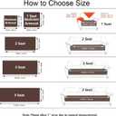 Velvet Couch Cover, Sectional Couch Covers for Sofa, Funny Fuzzy Sofa Covers Pet Friendly, Non-Slip Couch Protector for Dogs & Kids(1PC, Blue Grey, 35.4"83", 3 Seaters)