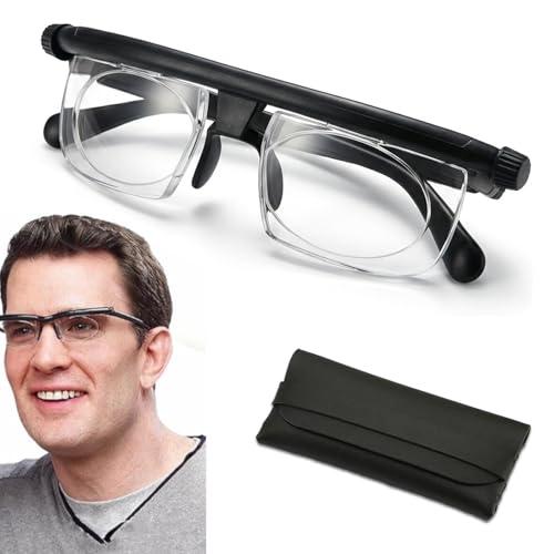 Reading Magnifier Glasses with Adjustable Magnification – Non-Prescription Reading Aid for Books, Screens & Daily Tasks – Lightweight, Unisex (1pcs)