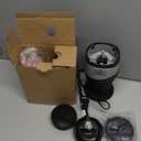 Ninja Fit Compact Personal Blender, Portable Blender for-Smoothies, Shakes, Food Prep, and Frozen Blending, 700-Watt Base, (2) 16-oz. Cups and Spout Lids, Black QB3001SS