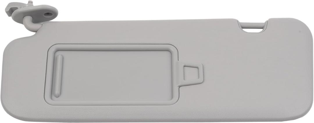 Dasbecan Left Driver Side Sun Visor Compatible with Hyundai Elantra AD(Sixth Gen) 2017 2018 2019 2020 Replace 85210-F0100TTX Gray Without Light