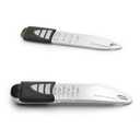KitchenArt Stainless Steel Pro Sliding Adjust-A-Tablespoon and Teaspoon, Adjustable Measuring Spoon, Set of 1