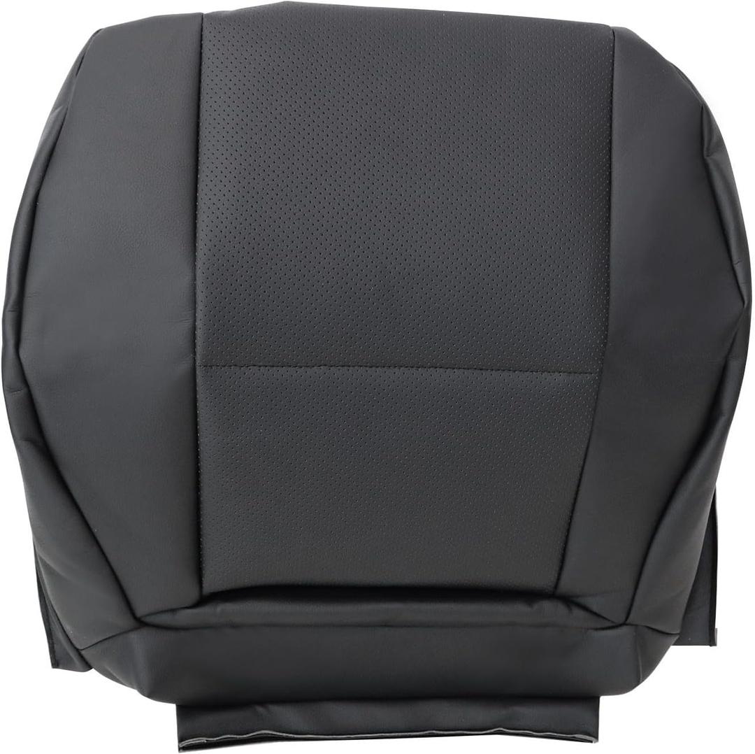 Priprilod Black Leather Driver Side Bottom Replacement Seat Cover Fit for Mercedes Benz GLK 250 350 Sport 2008 2009 2010 2011 2012 2013 2014 2015 Fit for Mercedes Benz C250 C300 C350 2008-2014