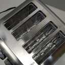 Cuisinart 4 Slice Compact Stainless Steel Toaster with Extra-Wide Slots for Bread, French Toast, Bagels & Pastries, Defrost & Reheat Functions, CPT-180P1, Brushed Stainless, Removable Crumb Tray