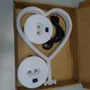 [Timer] Valentines Day Decorations, 2 Pack Heart Neon Signs Valentines Day Decor, USB & Battery Operated Valentines Decor Red Pink Neon Lights, Valentines Day Decorations for Home Table Party Room