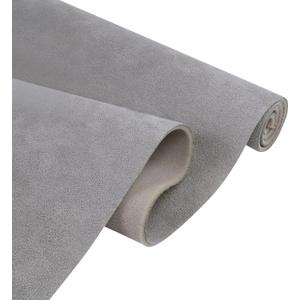 Suede Headliner with Foam Backed Fabric 60" Width, Replacement Automotive RV Boat Marine Interiors Aging/Faded/Broken Gray, 85" x 60"