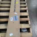 Mellow Naturalista Classic 12 Inch Solid Wood Platform Bed with Wooden Slats, Queen, Black