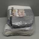 4 Pack Storage Baskets for Organizing, Woven Baskets for Shelves - Perfect for Toys, Books, Towels, and Clothes, Durable Gift Basket Bins Toy Storage, 12.7''Lx9''Wx7.8''H, Black & White