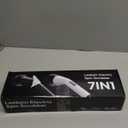 Leebein Electric Spin Scrubber, 2025 New Cordless Cleaning Brush Bathroom Scrubber, IPX7 Waterproof Shower Scrubber with 7 Brush Heads, Extendable Long Handle and 2 Speeds Scrubber for Bathtub Floor (Black)