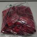 Wavwavw Big Wall Bow Decorations 39 x 72 Inch Giant Birthday Party Decor Ribbon Hanging Tie Bow Decor for Coquette Party Baby Shower Wedding Bridal Bachelorette Supplies(Red,Velvet,Weeding)