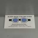 Sleep Mask for Dry Eyes – 100% Blackout Eye Mask & Moisture Goggles – Adjustable Sleeping Mask for Men & Women – Reusable Eye Masks for Sleep, Soft & Comfortable – Great for Travel, Black