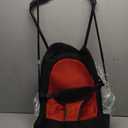 Dog Rocking Chair, Portable Cat Rocking Chair, Pet Dog Bed Cat Sofa, Foldable Rocking Chair for Small Pets (Red) (Black with red double net)