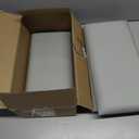 3D Anti-Collision Wall Padding for Kids, Grey Peel and Stick Headboard Pack of 4 Panels Sized 7.8" x 15.7", Self-Adhesive Panels for Bedroom/Living Room Upholstered Wall