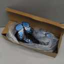 Wootkey 5 Pcs Artificial Butterfly Branches Butterflies for Crafts Silk Butterfly Decorations Fall Floral Stems Artificial Flowers for Outdoor Indoor Garden Porch Window Box Home Wedding (Orange)