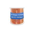 99.98% Bare Copper Wire 24 Gauge (0.019") 846ft (258m) Copper Wire for electroculture Gardening, Bonsai, Jewelry Making Beading Garden Plants,Ground Wire & DIY Craft (24 Gauge,846FT)