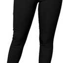 XXTAXN Women's Casual High Waist Stretch Trousers Solid Pencil Pants with Tie (S)