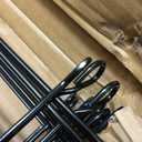 10 Panels No Dig Garden Fence Animal Barrier, 48in(H) 26.25ft(L) Decorative Metal Outdoor Dog Fence, Rustproof Pet Fencing for Yard, Patio, Flower Bed -Temporary Fencing| Easy to Install