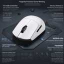 Darmoshark M5PRO Mini Wireless Gaming Mouse,Tri-Mode 8K/Bluetooth Mouse Up to 30000DPI,PAW3950 Optical Sensor Lightweight 38g,5 programmable Button,Computer Mouse for Laptop,PC,Mac-Red