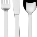 Towle Living Graciela 19-Piece Flatware Set, Service for 4 - Sleek Stainless Steel with Full Coverage Silver Finish, Dishwasher Safe, Ideal Silverware for Weddings, Gatherings, Travel