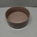 Havniva Ceramic 8.2inch Dog Bowl for Large-Breed Dogs, Anti-Slip and Weighted Pet Food and Water Bowl (Single Bowl - Brown Coffee)