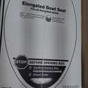 KOHLER 4636-RL-0 Cachet ReadyLatch Elongated Toilet Seat Slow Close, Soft Close Toilet Seat Quiet Lid, Contoured Grip-Tight Bumpers Installation Hardware, Apartment Essentials, White