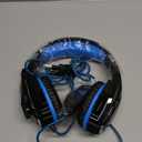 BENGOO G9000 Stereo Gaming Headset for PS4 PC Xbox One PS5 Controller, Noise Cancelling Over Ear Headphones with Mic, LED Light, 7.1 Surround Sound, Soft Memory Earmuffs for Nintendo Xbox Series X|S (Blue)