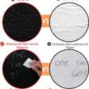 Black Bulletin Board Roll Reusable Waterproof Erasable Bulletin Board Fade Resistant Wrinkle Resistant Poster Non-Woven Fabric Bulletin Board Roll for Classroom Decor Wrapping Crafts15.7" x 39ft