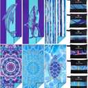 6 Pack Microfiber Oversized Lightweight Beach Towel 71x32 Extra Thin Large Sand Free Towels Travel Swim Pool Yoga Gym for Adults Women Men Beach Essentials Accessories Vacation Gift