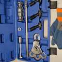 Rear Axle Bearing Remove Puller Tool Kit, Slide Hammer and Bearing Remover Set with Slide Hammer Yoke and 3 Rear Axle Puller Adapters, 1" to 2-7/8" IDs