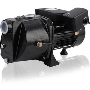 1.75HP Shallow Well Jet Pump, 115V/230V Dual Voltage, Deep Well Depth up to 25 ft, Automatic Pressure Switch, Sprinkler Booster Well Pump for Farm, Lawn, Garden