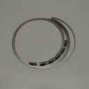 Hose Clamp Set - 5PCS 10 inch 304 Stainless Steel Worm Gear Hose Clamps for Fuel Line,dryer,IntercoolerGarden Water Pipe and Washing machine,Automotive Plumbing,232mm-254mm Hose Clamps