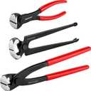 MAXPOWER 3PCS Nail Puller Set, 9 inch End Cutting Nippers, 7 inch End Cutting Pliers, 8 inch Carpenter's Pincers