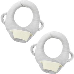 YURRLFUA 2 Pack Baby Bottle Holder, Bottle Holder for Baby, Bottle Holder for Baby self Feeding, Baby Bottle Holder Hands Free, Bottle Propper for Baby, Newborn Baby Essential (Gray）