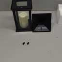 14" Lanterns Decorative Indoor, Black Lantern Decor with Timer Flameless Candle, Vintage Farmhouse Outdoor Lanterns, Waterproof Hanging Lantern for Patio, Porch, Entryway, Centerpieces